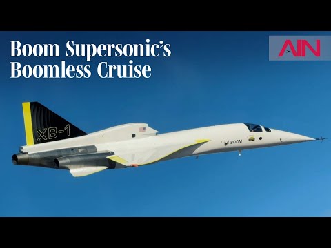 איך Boom Supersonic השיגה "טיסה ללא בום" עם מטוס ה-XB-1 שלה – AIN