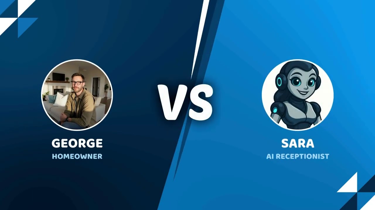 AI Receptionist For Roofers - Live Demo