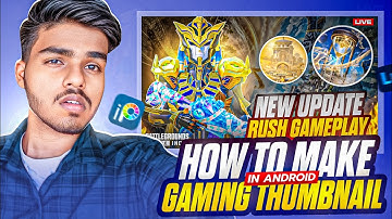 How to Make Gaming Thumbnails on Android | Easy YouTube Thumbnail Tutorial 2025