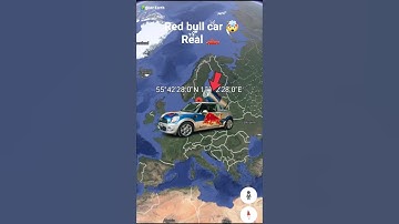 I Found Red bull car Real 🛻🤯 on Google maps and google earth #shots #mr earth