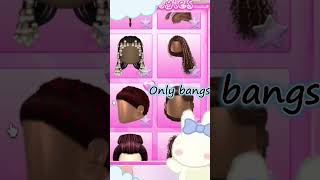 Cute Hair Combo Tutorial in Dress to Impress🌸