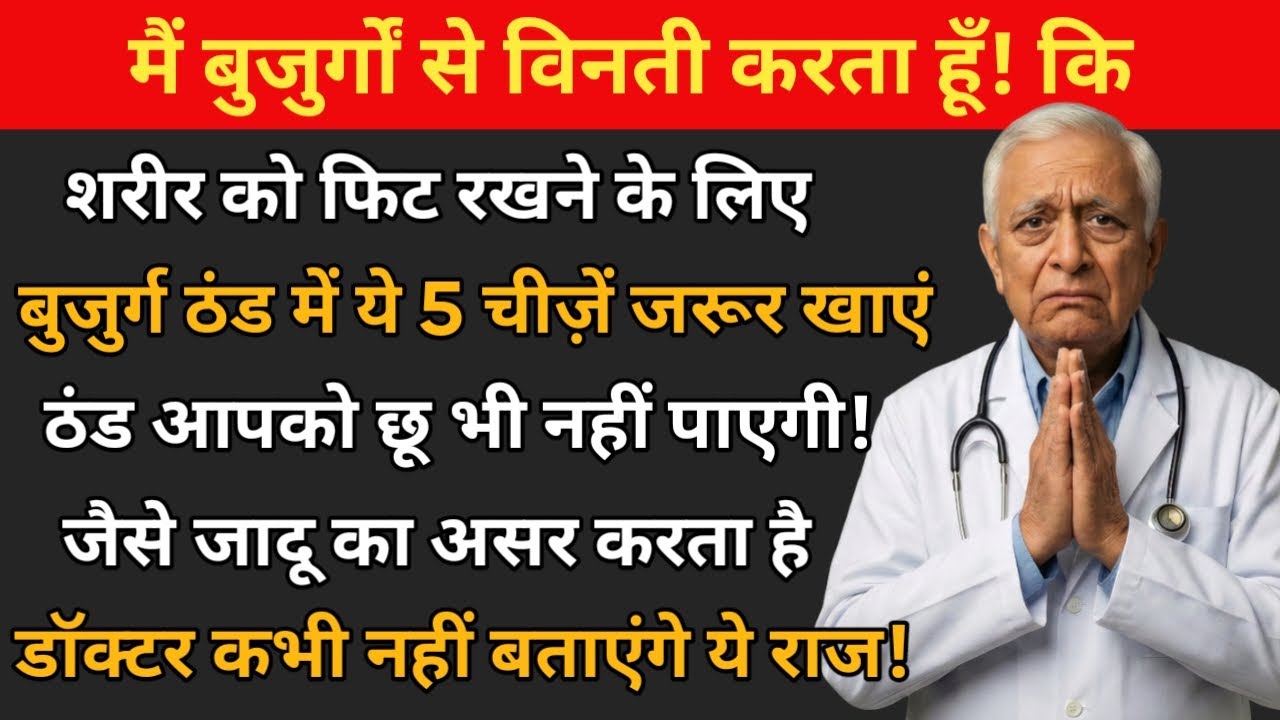 5 घरेलू चीज़ें जो बुजुर्गों को सर्दियों में जरूर खानी चाहिए! Winter Health tips| बुजुर्ग साथी