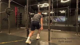 Overcoming isometric Split squat