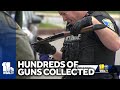 Hundreds of guns of streets after major gun buyback