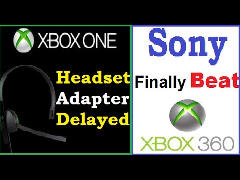 Xbox One: headset adapter delayed till 2014. Wii U sales increase 200%.PS3 Finally Beat the Xbox 360