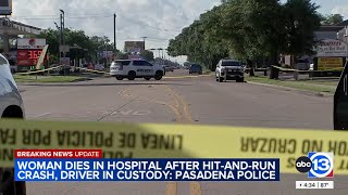 Man arrested after hit-and-run leaves woman dead in Pasadena, police say