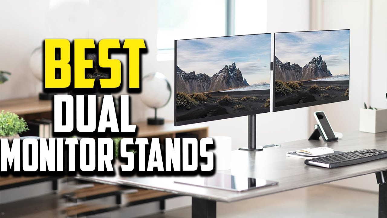 🔶Top 10 Best Dual Monitor Stands Reviews in 2023 YouTube