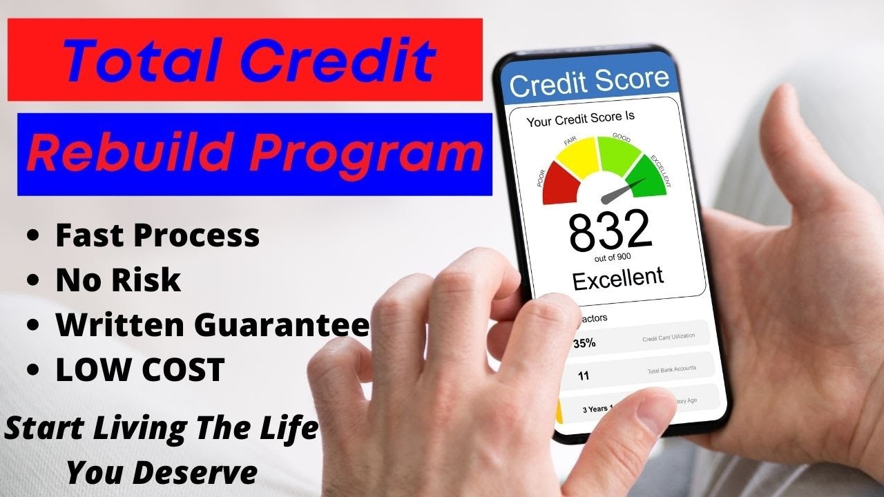 Fast Credit Repair In 30 Days Total Credit Rebuild Program | FAST Credit Repair | Raise Your Credit