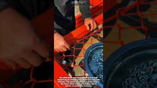Heavy Duty Wire Mesh Installation Tool 🔧 Fast Fence Assembly! #tools #construction #diy