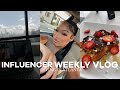 INFLUENCER VLOG: BUSINESS MEETINGS + TRYING NEW RESTAURANTS + SPONSORSHIPS + FILMING LIGHTS & MORE