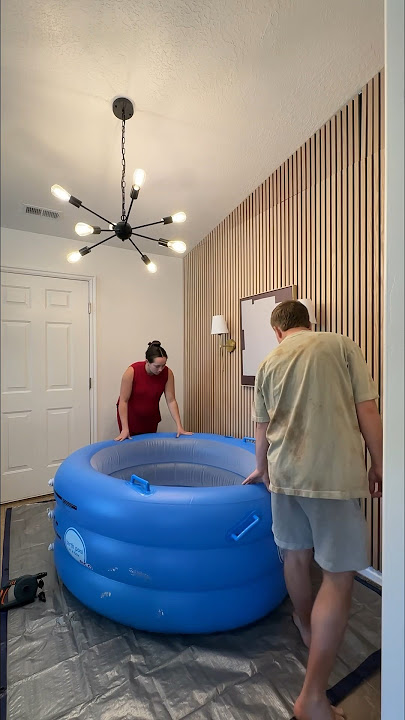 PREPPING FOR HOME BIRTH: Setting Up The Birth Pool #homebirth #birthpool #laborprep