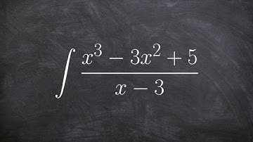 Find the antiderivative using long division and natural logarithms