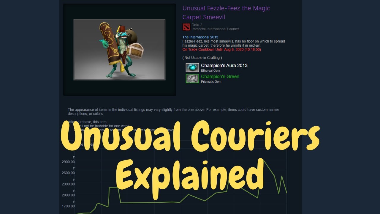 Dota 2 - Unusual Couriers | How To Extract Prismatic Gems from