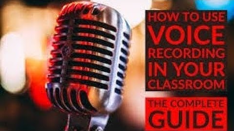 How To Activate The Klacify Classroom Recorder