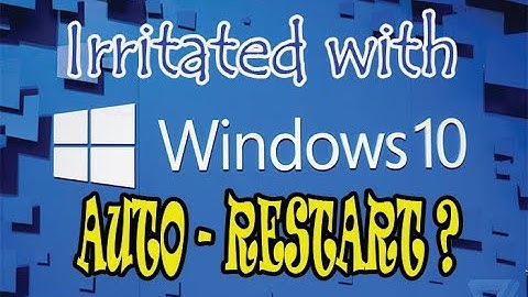 How To Disable Forced System Restart