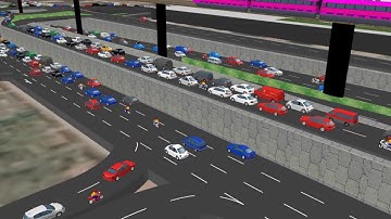 Microscopic Traffic Simulation of Dhaka-Purbachol Expressway- Vissim Simulation