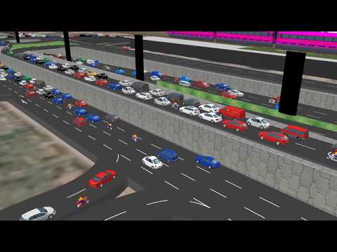 Microscopic Traffic Simulation of Dhaka-Purbachol Expressway- Vissim Simulation