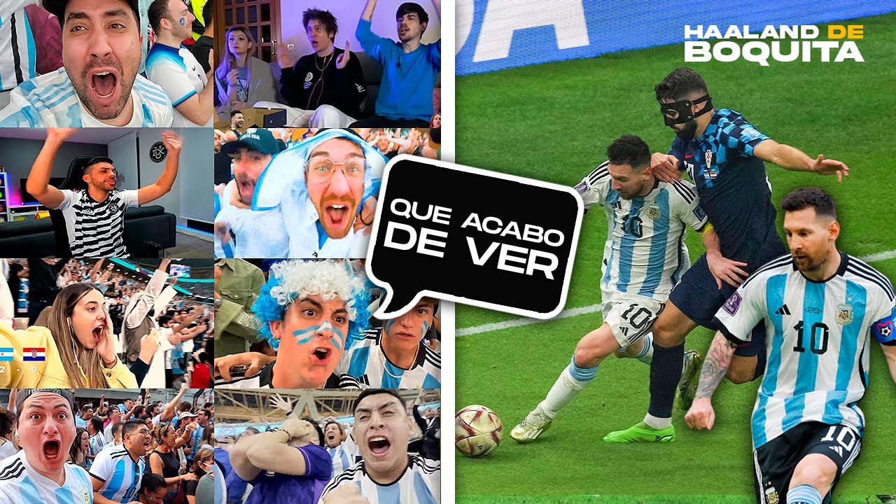 Asi reaccionaron al regate de Lionel Messi contra Croacia 🔥⚽ LOS SORPRENDIÓ!