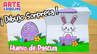 Como dibujar un HUEVO de PASCUA | DIBUJO SORPRESA