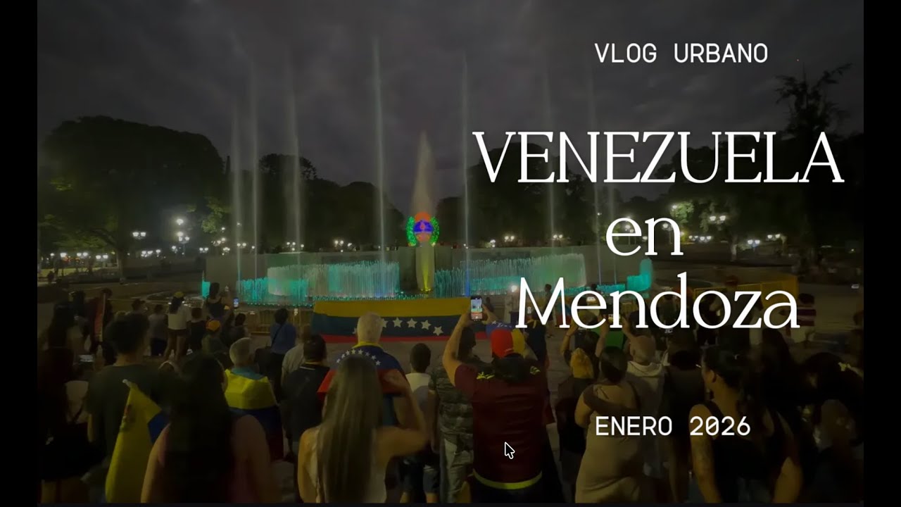 Venezuela en Mendoza. Acto en la Plaza Independencia de Mendoza by MIs Viajes Increíbles