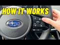 How to use Subaru Adaptive Cruise Control &amp; Lane Centering