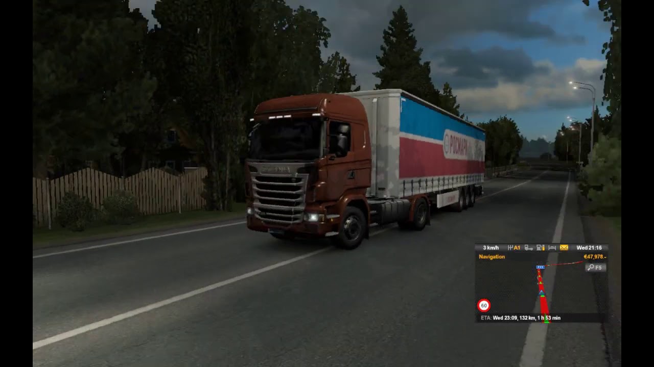 Euro Truck Simulator 2 Ets2 With Minimum System Requirements Luga Ru To St Petersburg Ru Youtube