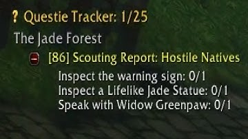 Hoe doe je de Scouting Report: Hostile Natives-quest in MoP Classic WoW?