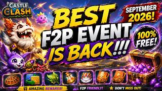 F2P PLAYERS NEED TO SEE THIS!🔥Best Event Returns | Castle Clash screenshot 3