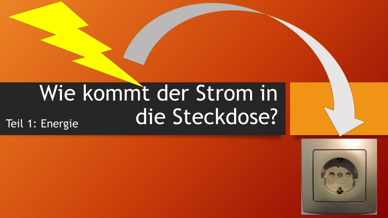 Woher kommt der Strom oder wie kommt der Strom in die Steckdose Teil 1 Energie YouTube Woher kommt der Strom oder wie kommt der Strom in die Steckdose Teil 1 Energie YouTube