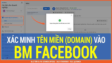 Xác minh tên miền trong BM | Lê Văn Ca