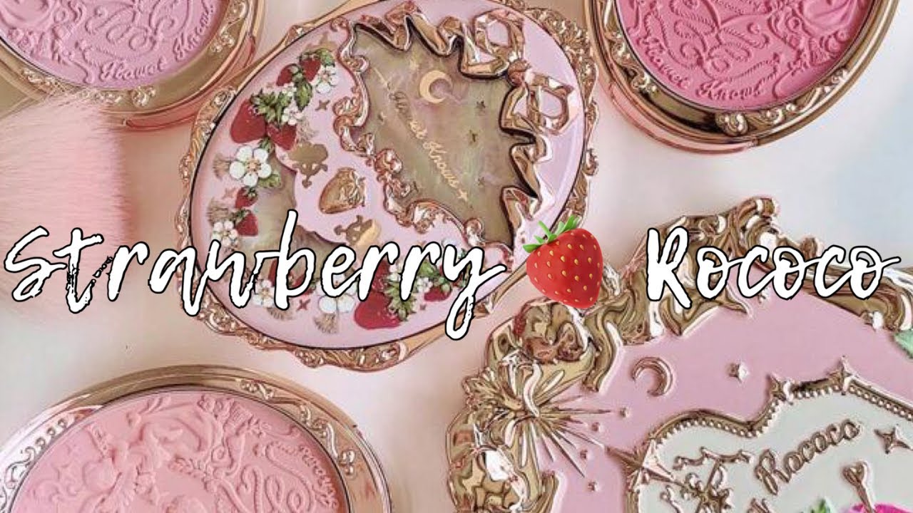 Flower Knows Cosmetics Strawberry Rococo Unboxing Demo Swatch flower-knows-cosmetics-strawberry-rococo-unboxing-demo-swatch