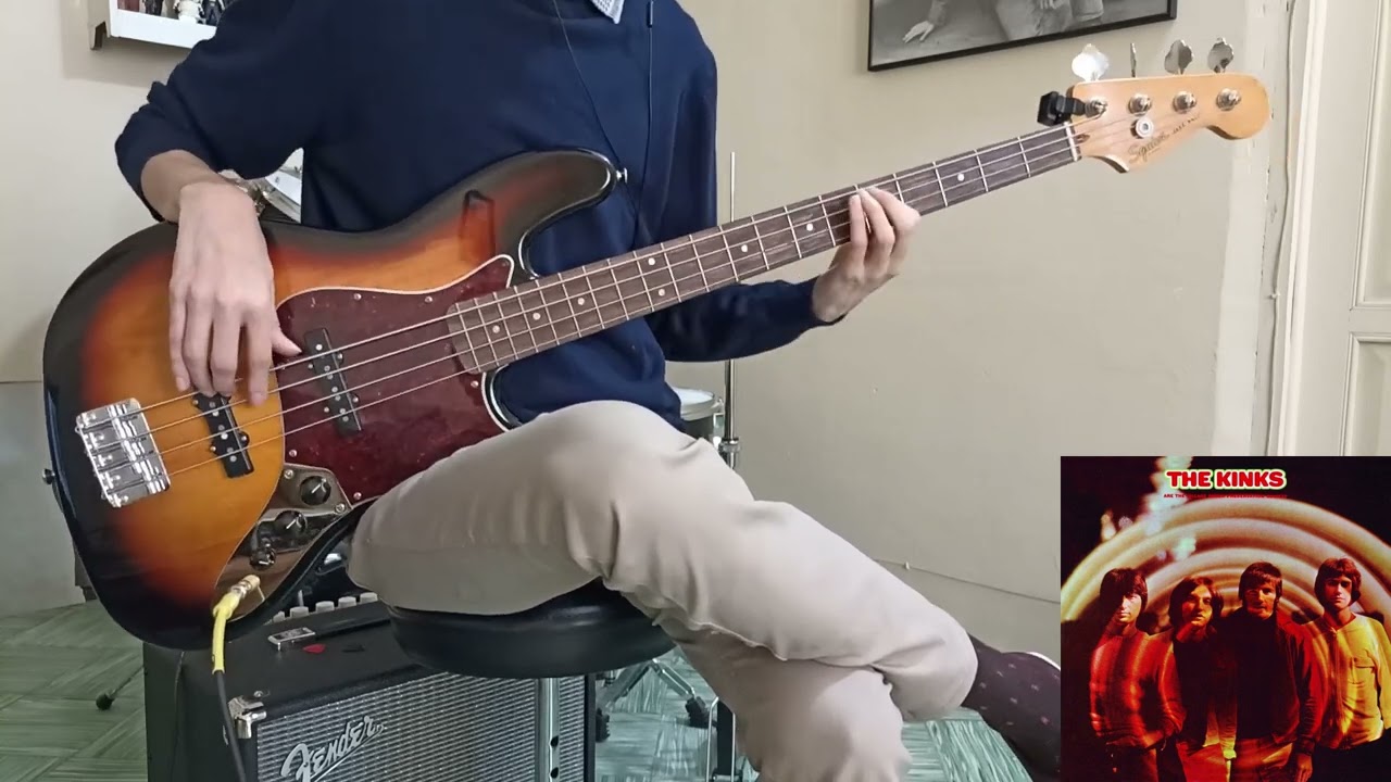 "People Take Pictures Of Each Other" The Kinks (BASS COVER) Pete Quaife