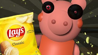 ROBLOX PIGGY LOVES CHIPS JUMPSCARE - Roblox Piggy Animation