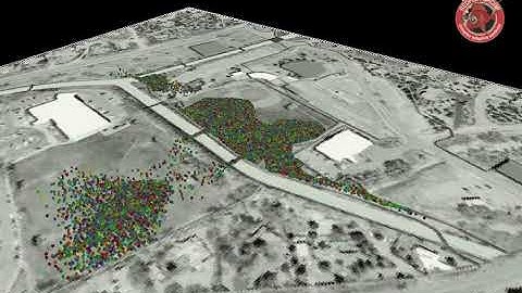 Zozobra Evacuation Simulation - RedfishGroup 2004