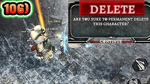 how to delete your character And playing dungeon finder with durid | anima arpg