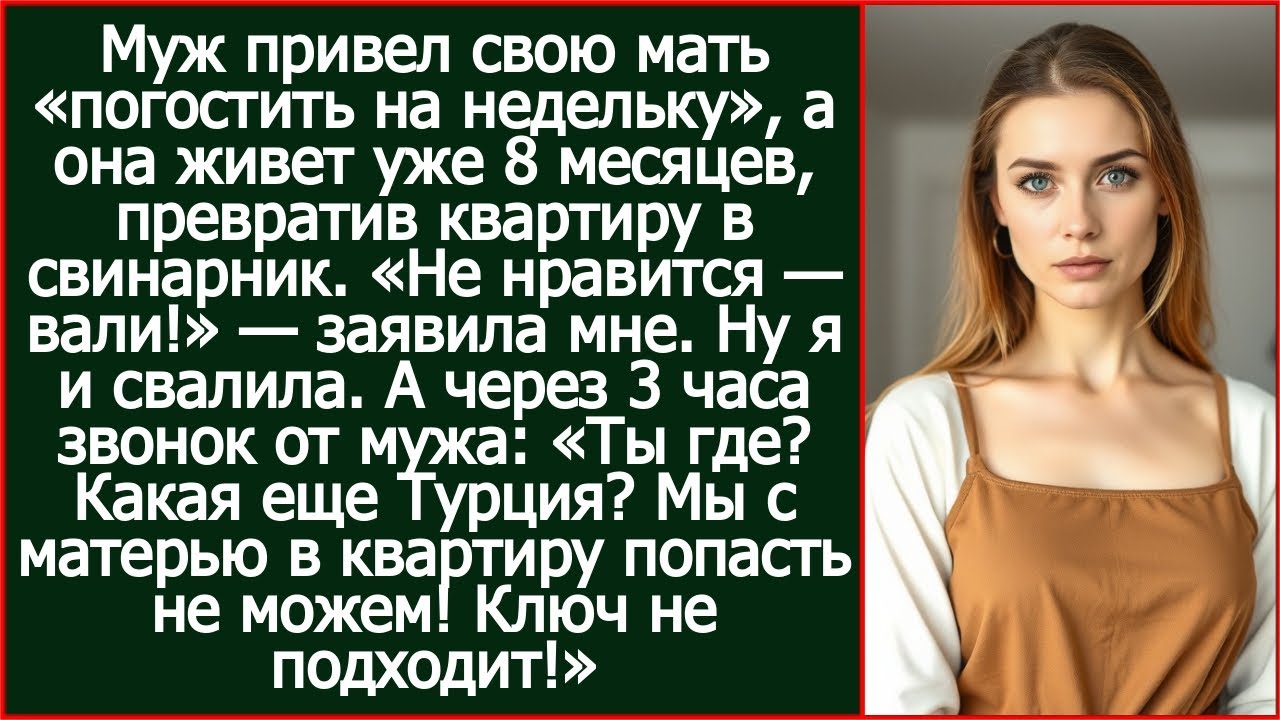 Муж привел свою мать «погостить на недельку», а она живет уже 8 месяцев.