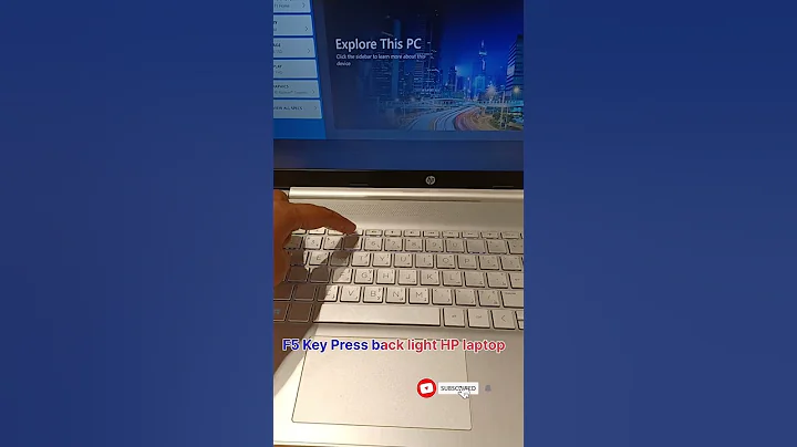 HP Laptop 15 EQ2000NE keyboard backlight | Keyboard light #shorts