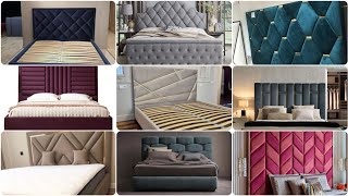 Bed velvet headboard decor ideas// New trend of bed headboard decor ideas collection