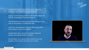 dr disrespect course for twitch.tv audience development