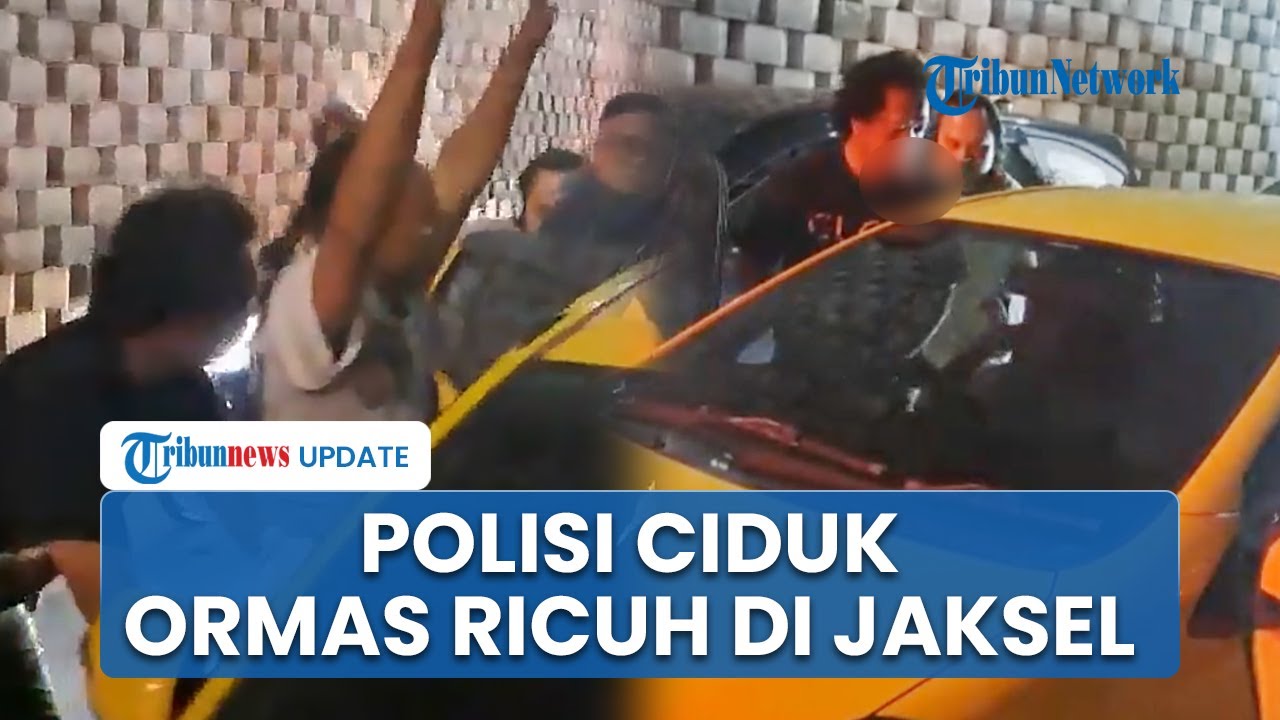 Bak Film Laga! Penangkapan 2 Kelompok Ormas di Kemang Berlangsung Dramatis, Polisi Pakai Baju Preman