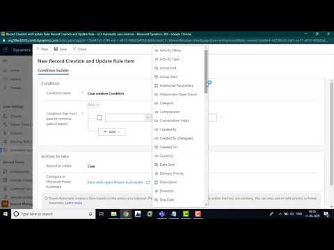 Automatically create a case from an email-  Dynamics Customer Service Hub