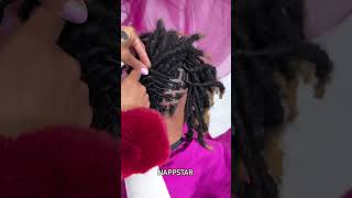 Very classy very demure Loc Style ✨😍 book appointment www.NappStar.com #locs #locstylesforwomen