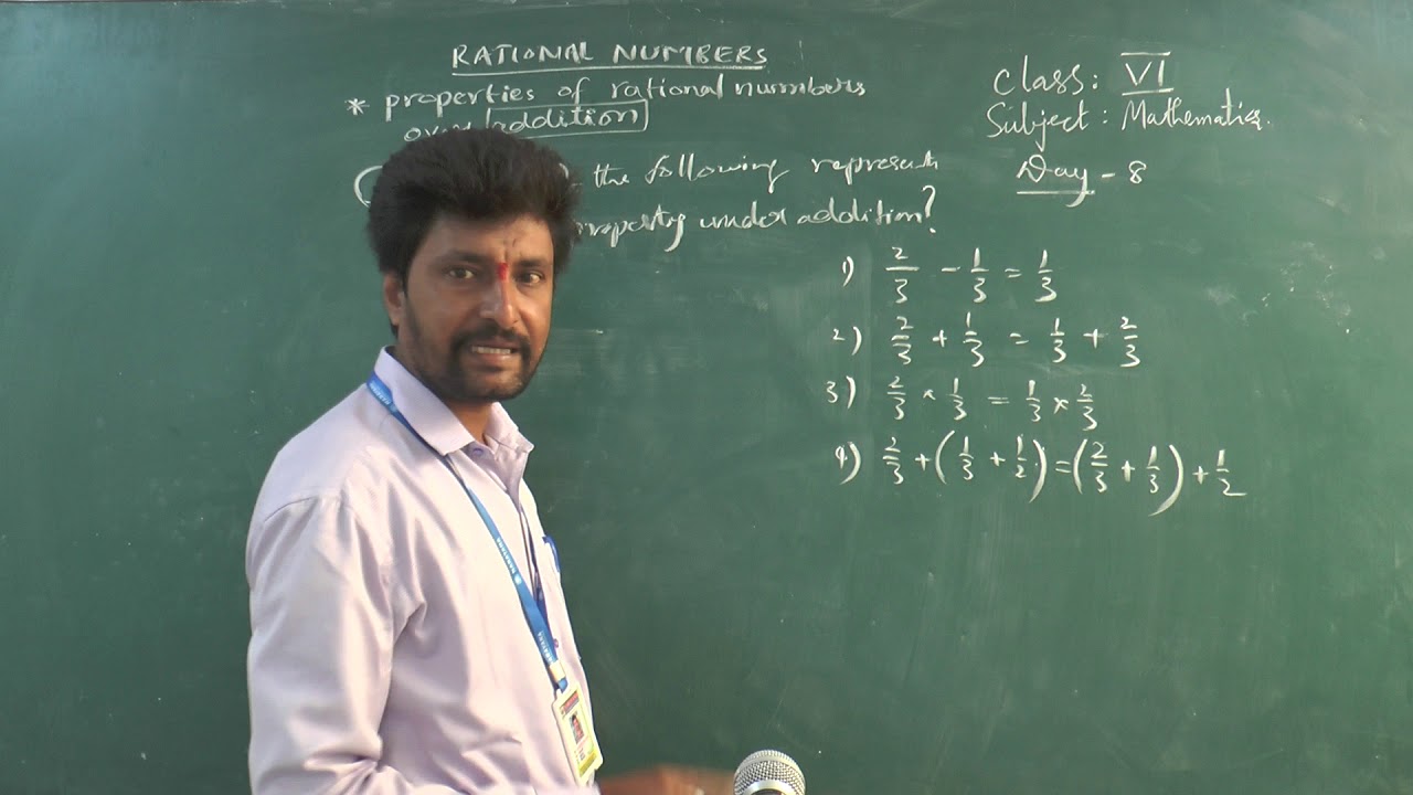 NARAYANA SCHOOLS OLYMPIAD VI MATHS PROPERTIES OF RATIONAL NUMBERS OVER ADDITION