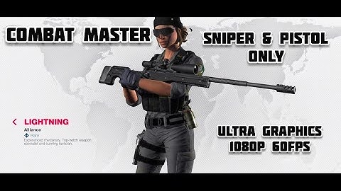 Combat Master Gameplay (Sniper & Pistol Only) Max Graphics Setting 1080p 60Fps Android/iOS
