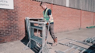 Builders Trestle Handrail Assembly