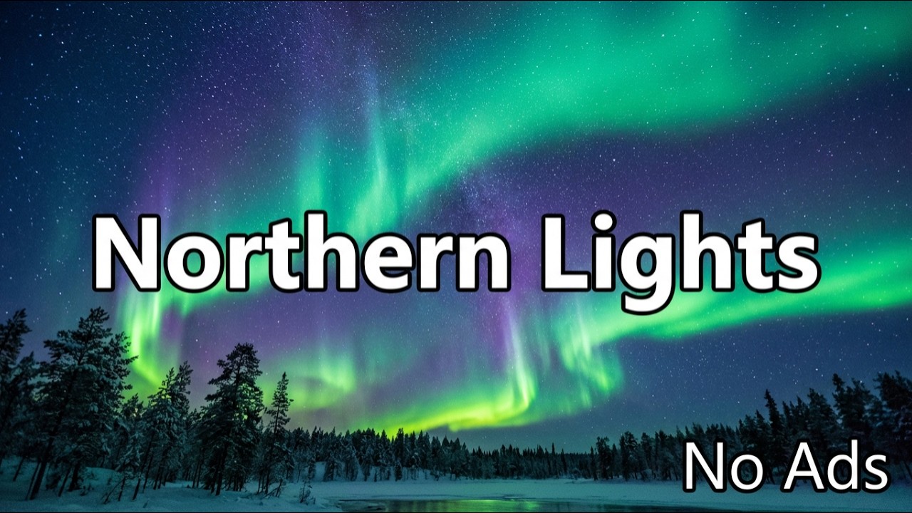 Relax Under the Northern Lights 🌌 Deep Sleep & Nervous System Calm – Live, No Ads