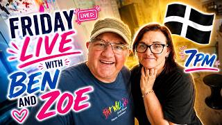 ** Chat LIVE with Ben & Zoe  ** | Channel LIVESTREAM