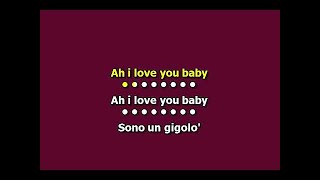 Lucio Dalla -  Sono un gigolò (Karaoke Base Musicale con testo Cover)