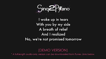 Like I'm Gonna Lose You Piano karaoke demo