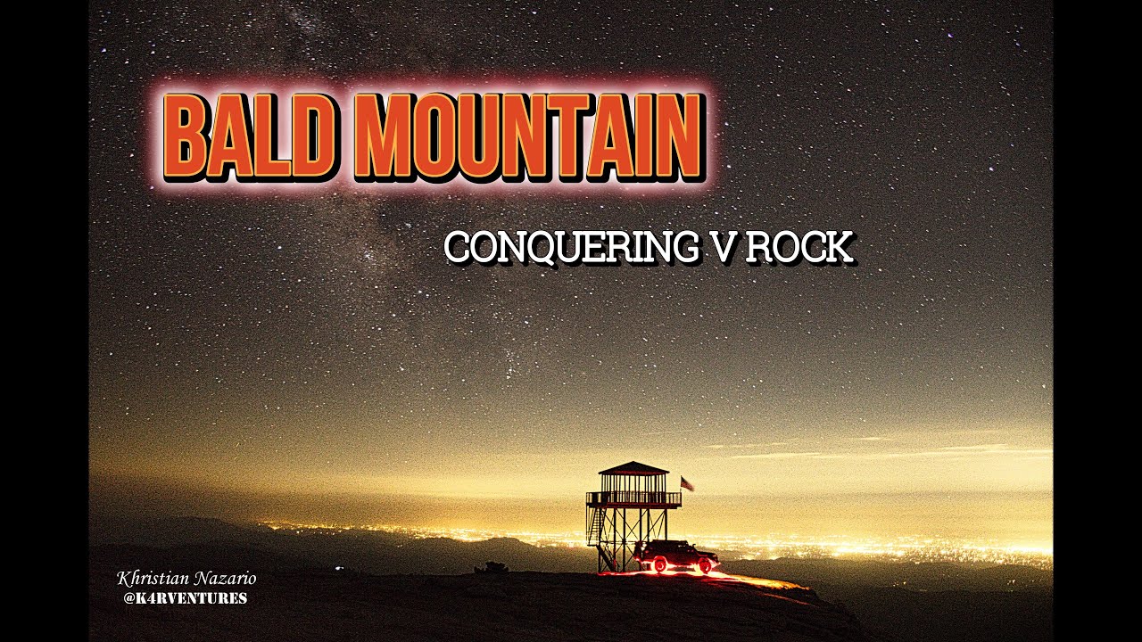 CONQUERING V ROCK AT BALD MOUNTAIN, SHAVER LAKE CALIFORNIA.